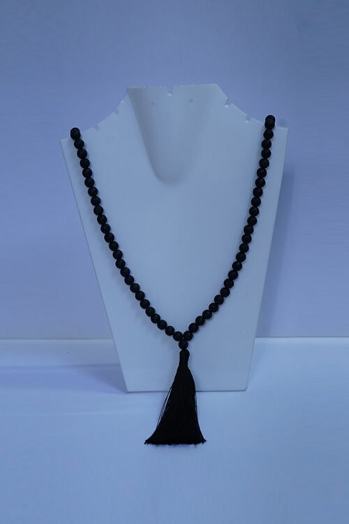 Lava Black beads Mala